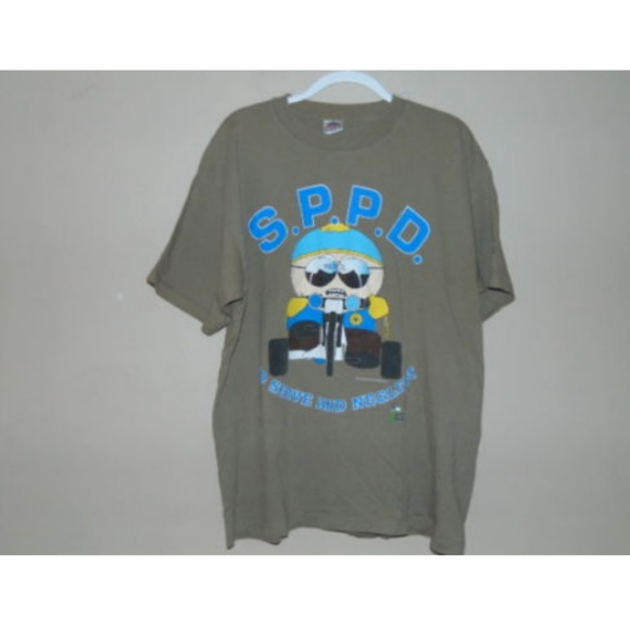 Sold South Park S.P.P.D. To Serve & Neglect Shirt - Picture 3 of 6